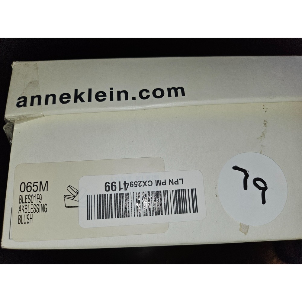 AK Anne Klein Blessings Womans Blush Strappy Stretchy Heel Size 6.5 New with box - Picture 9 of 9